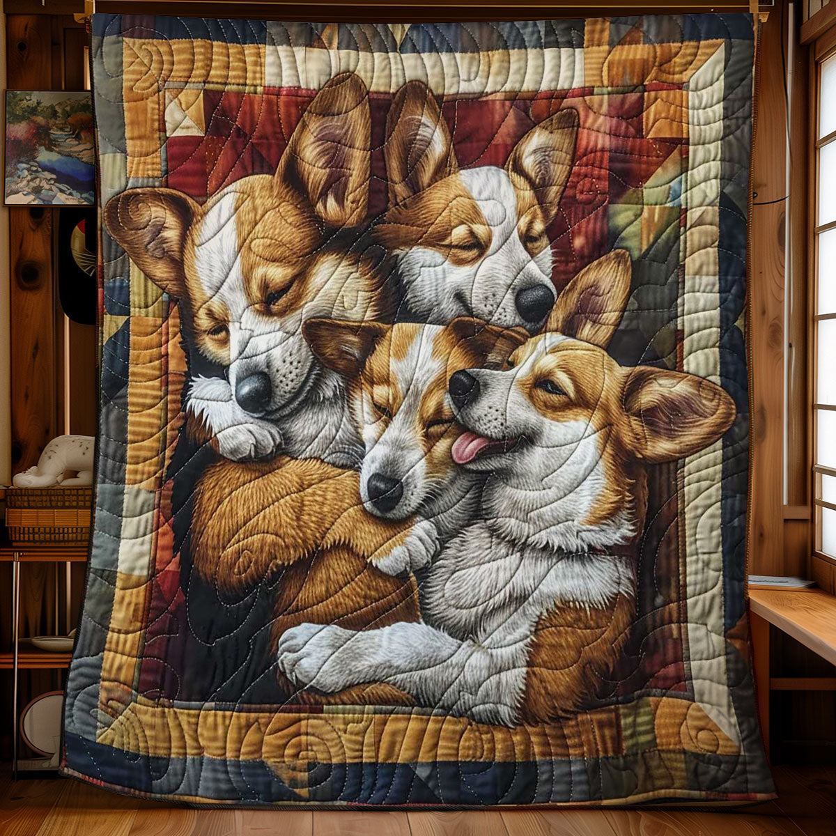 Corgi’s Sweet Slumber WN2808091CL Quilt