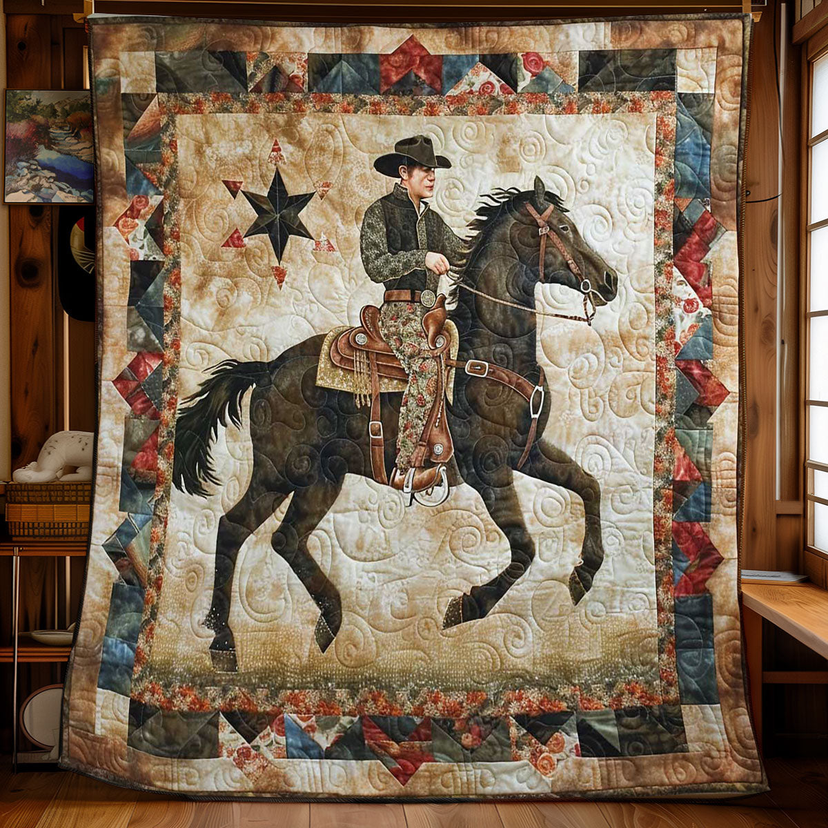 Cowboy Ride WN2108009CL Quilt