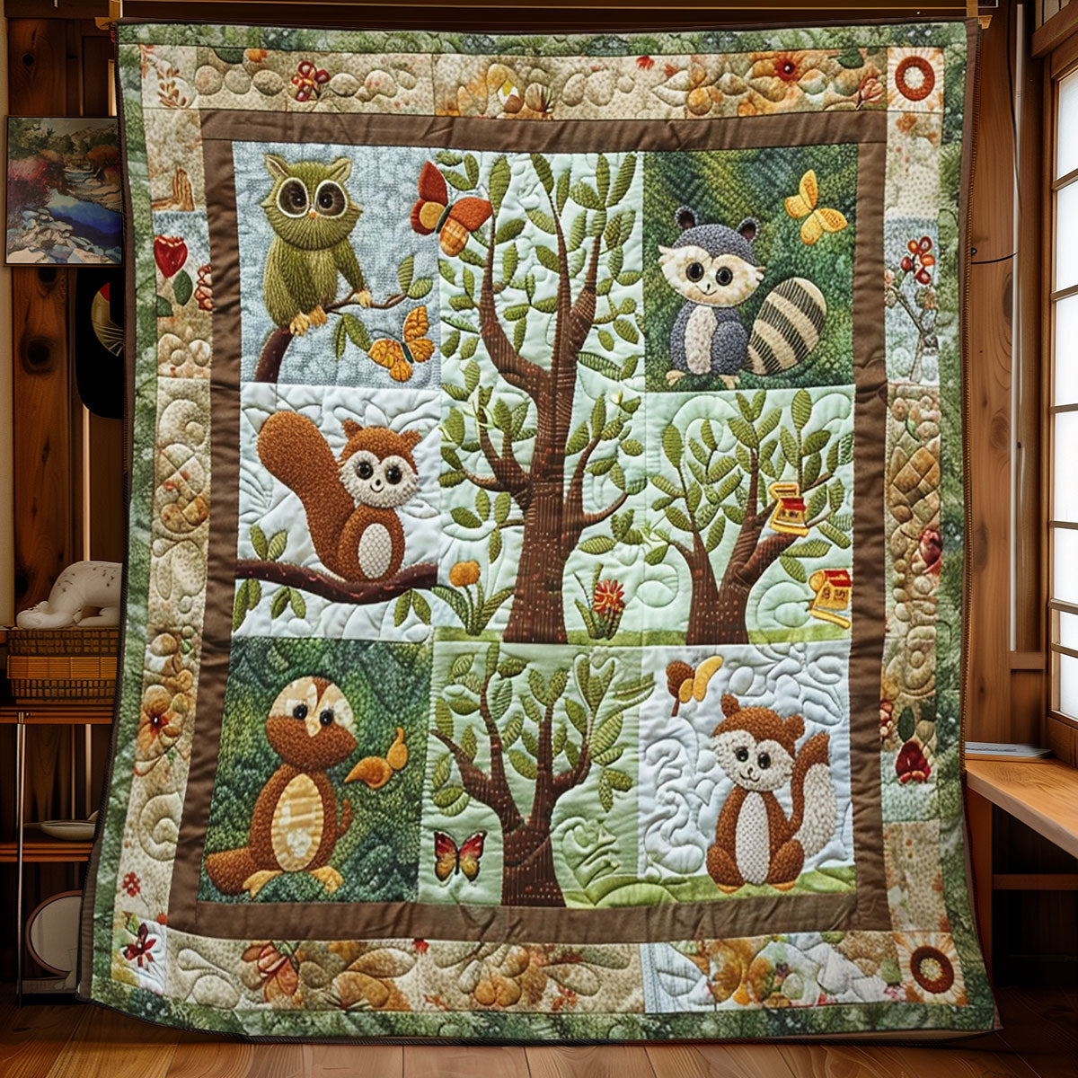 Cozy Critters WN2208110CL Quilt
