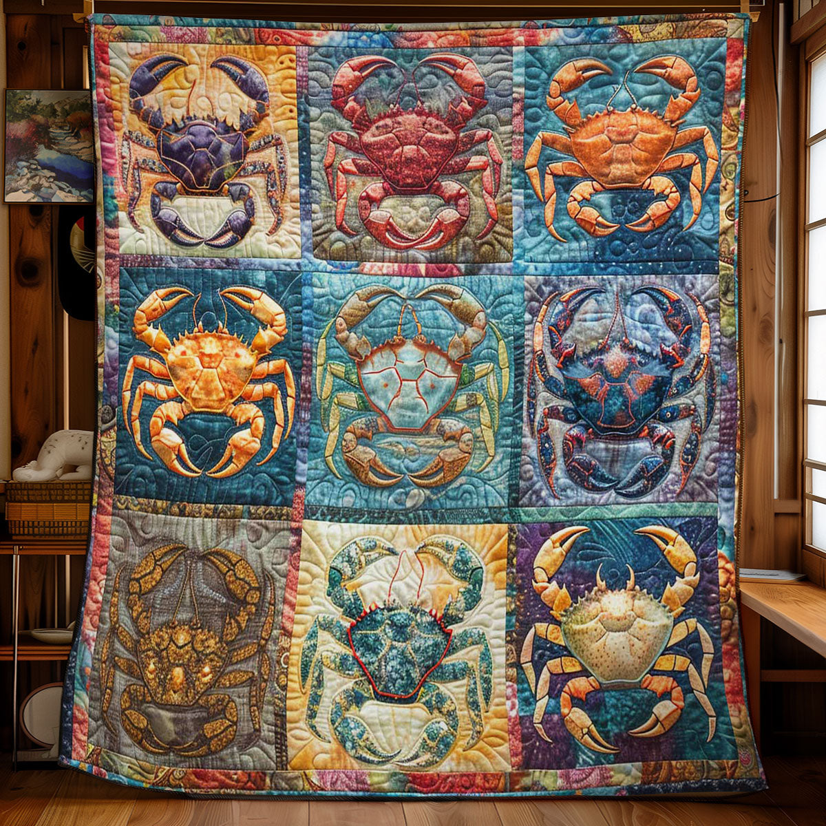 Crabs' Beach Bonanza WN2708071CL Quilt