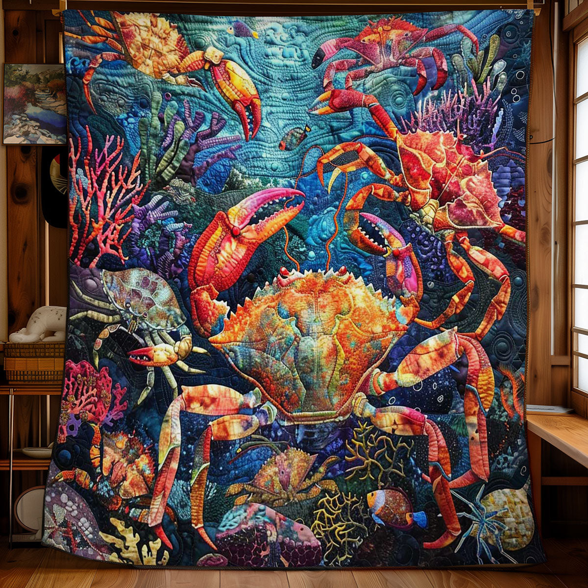 Crabs' Coral Cove WN2708078CL Quilt