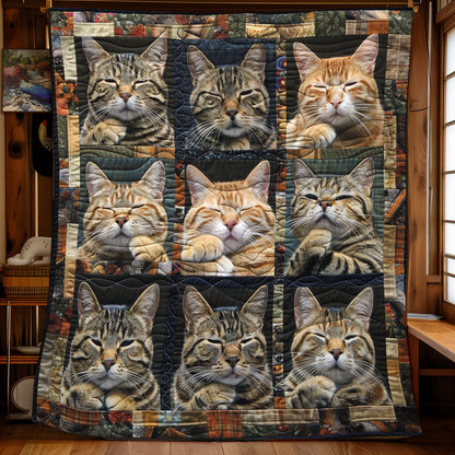Crossed Paws Cats WN2208038CL Quilt