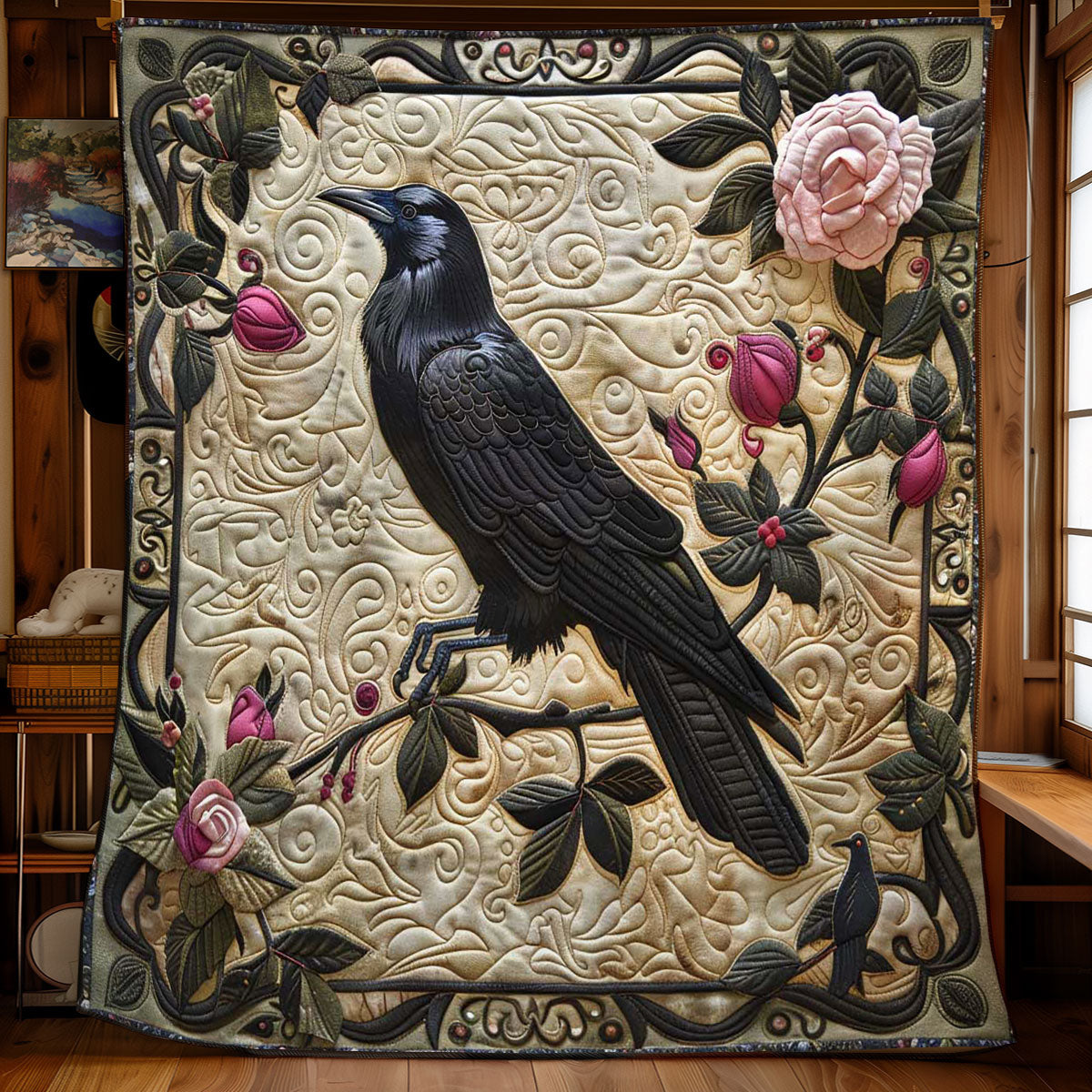 Crow Petal WN2108145CL Quilt