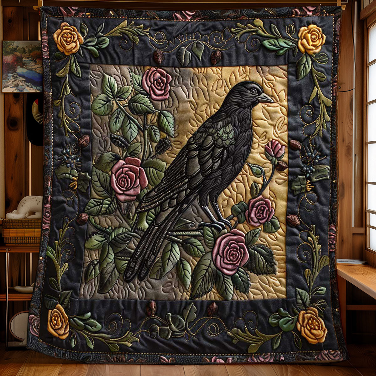 Crow Rose Bloom WN2108153CL Quilt