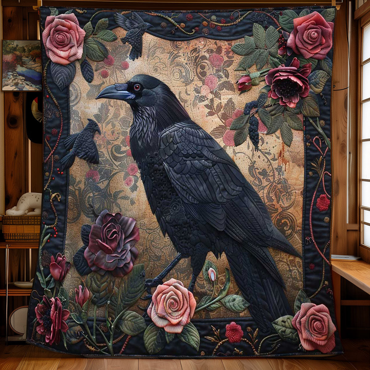 Crow Rose Retreat WN2108154CL Quilt