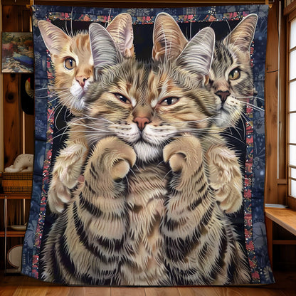 Cuddle Cats WN2208008CL Quilt