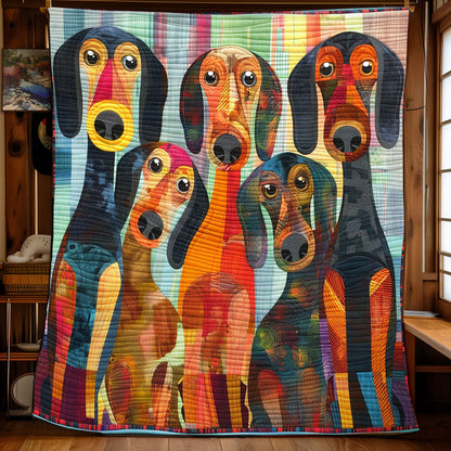 Curious Dachshund WN2208069CL Quilt