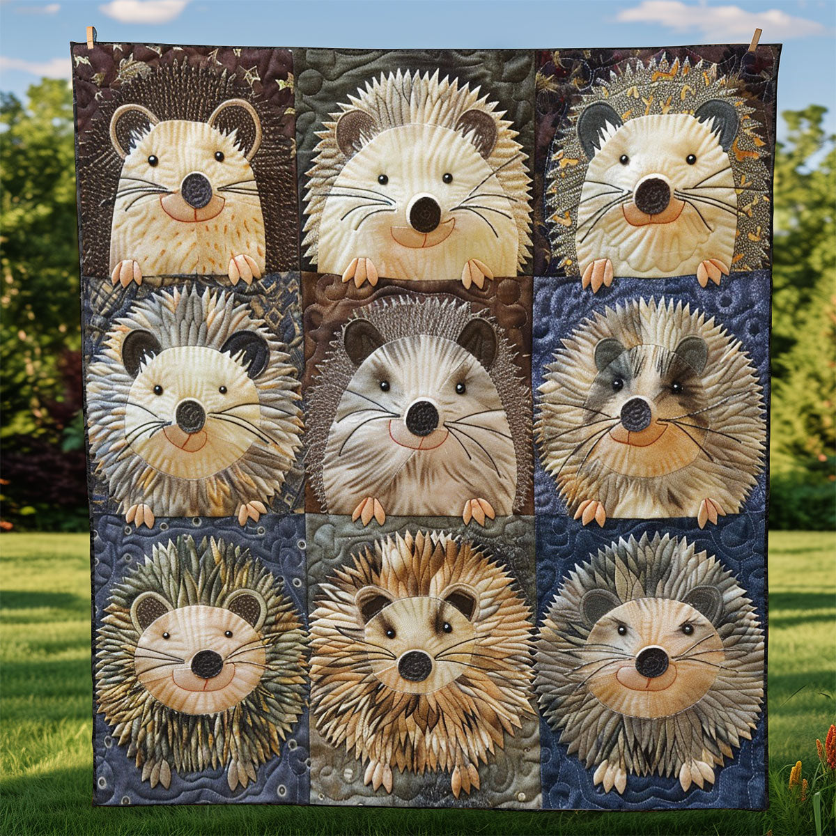 Cute Hedgehogs WM2408026CL Quilt