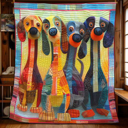 Dachshund Nest WN2208053CL Quilt