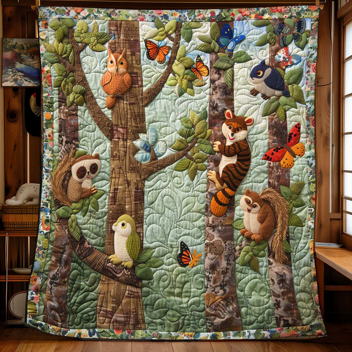 Deep Woods Fellowship WN2608022CL Quilt