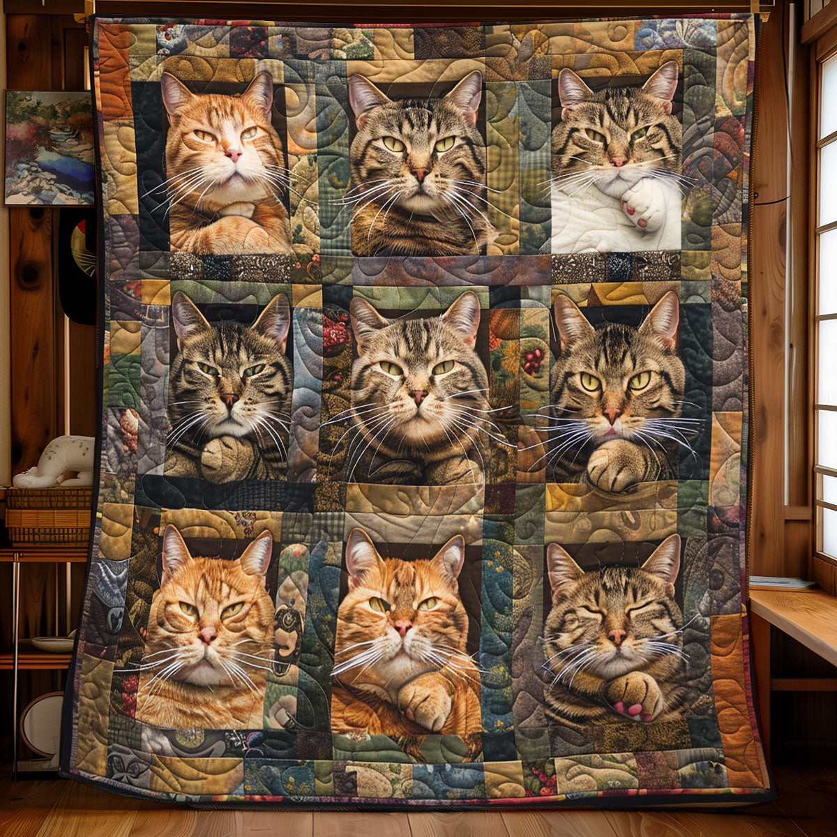 Defiant Cats WN2208035CL Quilt