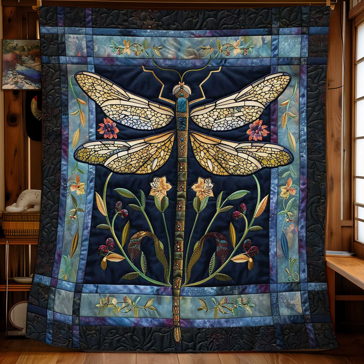 Dragonfly Celestial Glow WN2808035CL Quilt