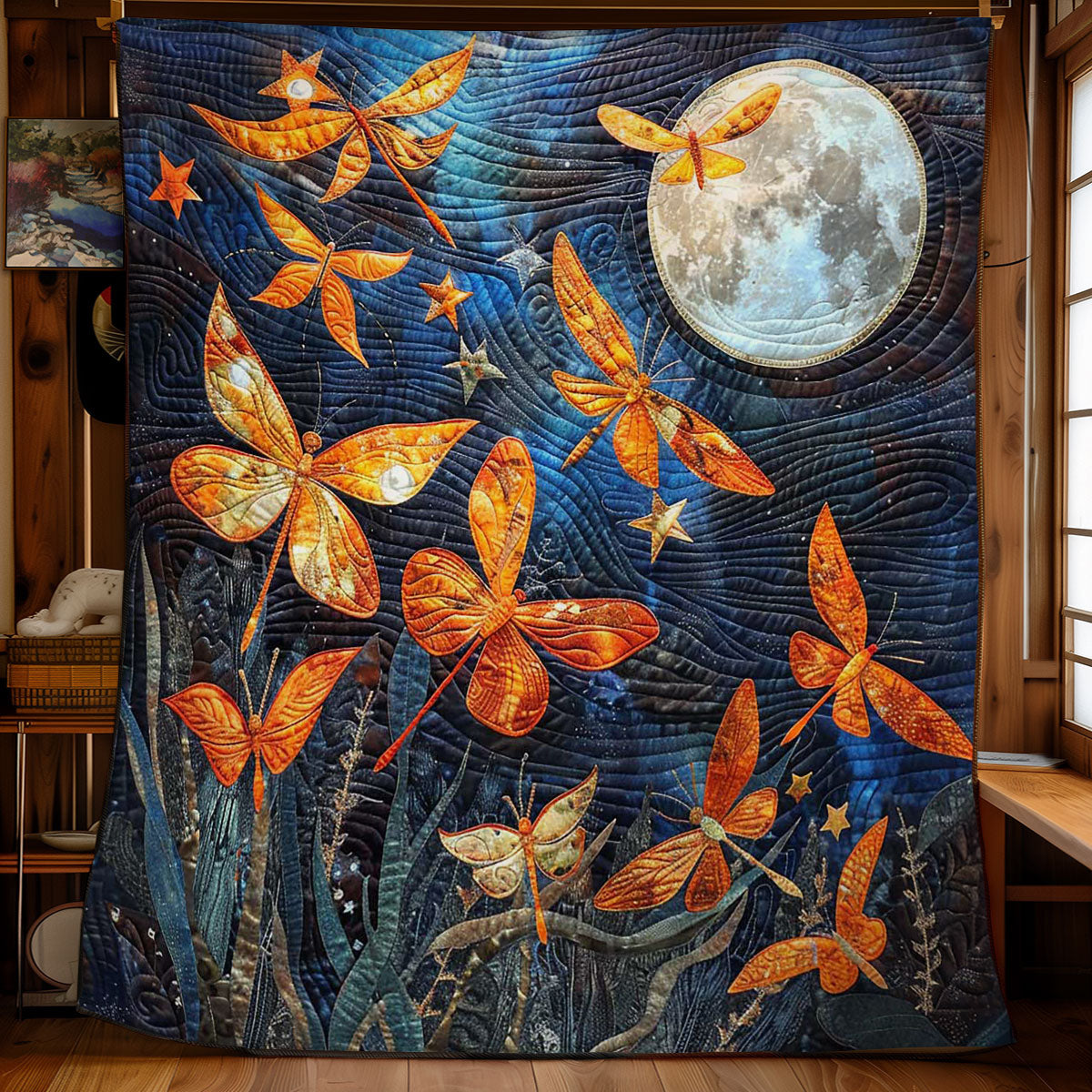 Dragonfly Dance Under The Stars WN2708045CL Quilt