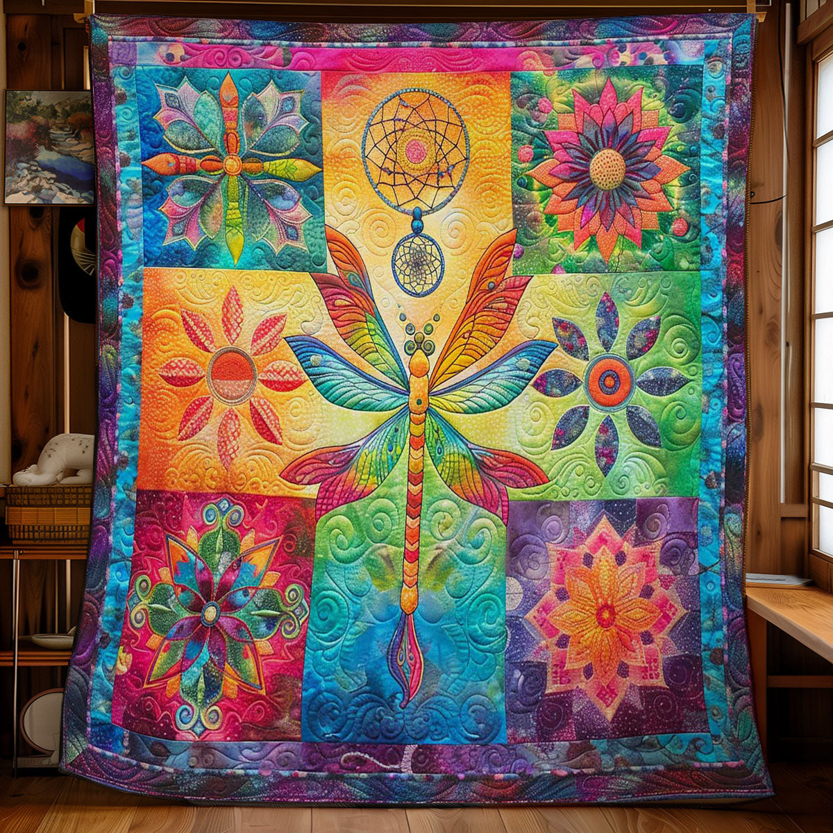 Dragonfly Dream Dance WN2708031CL Quilt