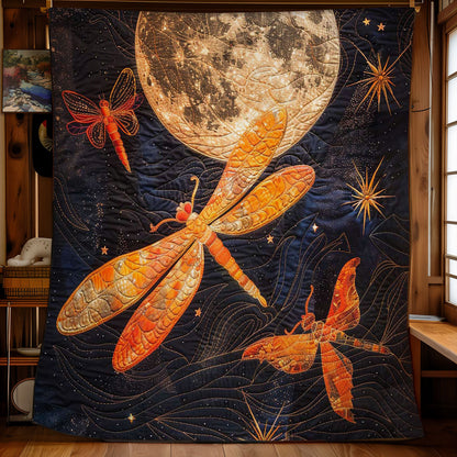 Dragonfly Moonlit Whispers WN2708046CL Quilt