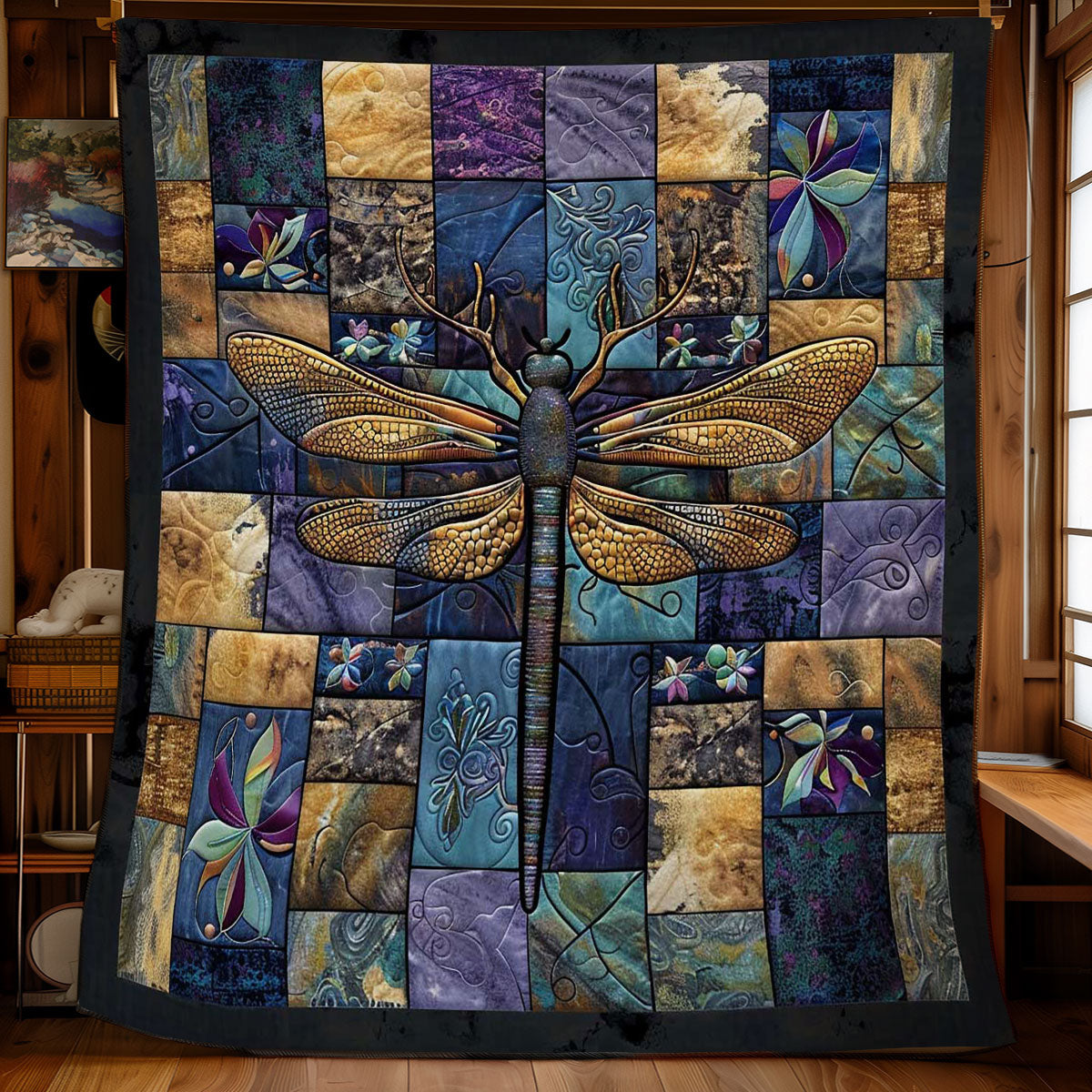 Dragonfly Of The Night WN2808019CL Quilt