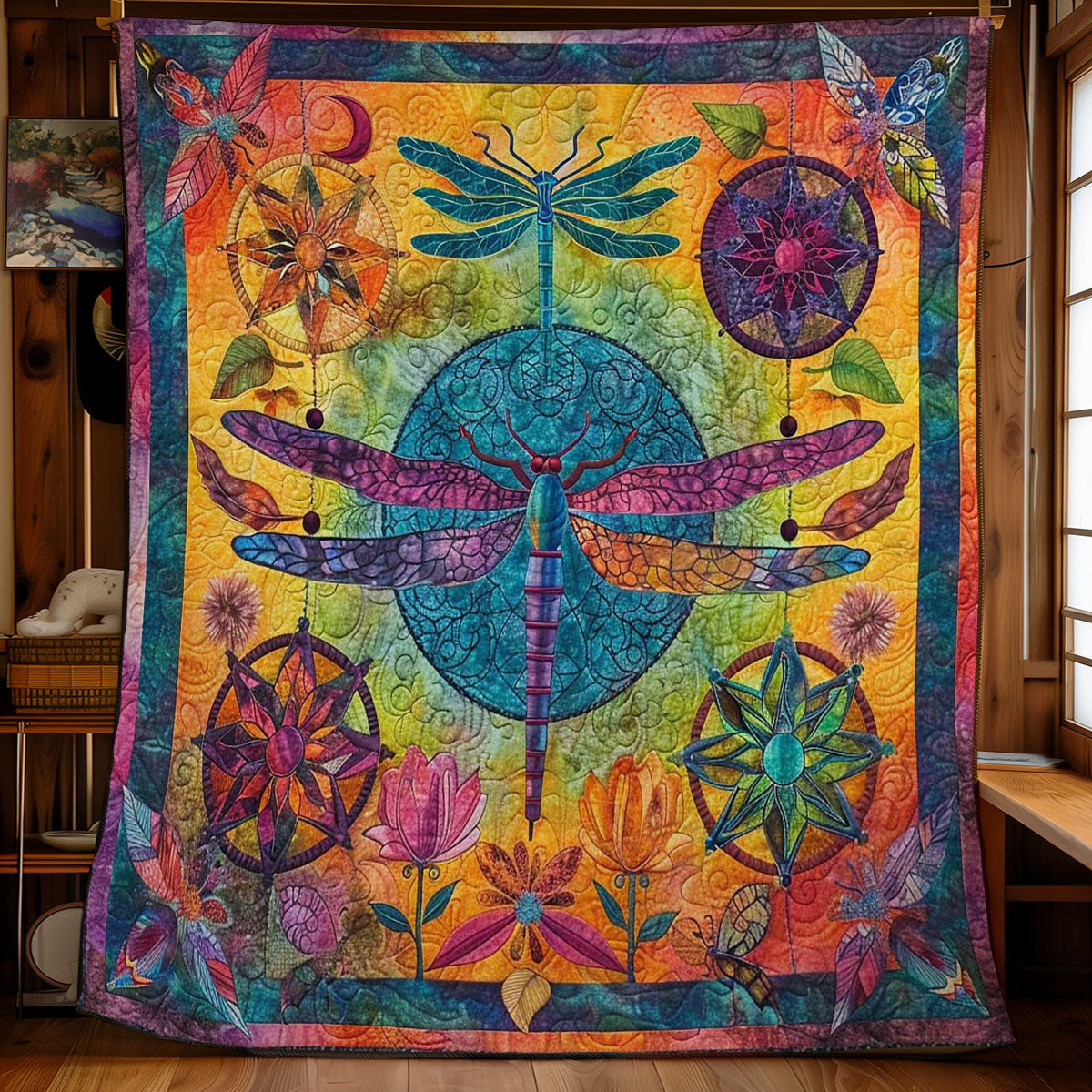 Dragonfly Spirit Catcher WN2807034CL Quilt