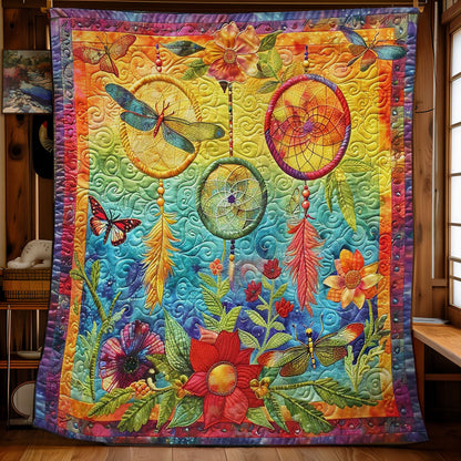 Dragonfly's Celestial Dreamcatcher WN2708025CL Quilt