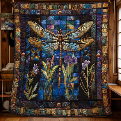 Dragonfly's Hidden Oasis WN2808040CL Quilt