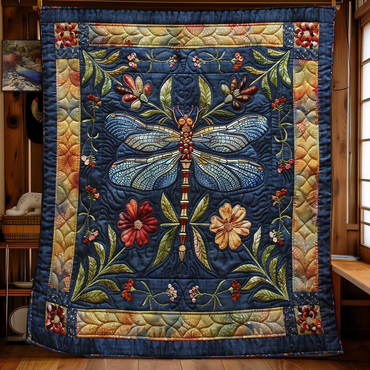 Dragonfly's Secret WN2808024CL Quilt