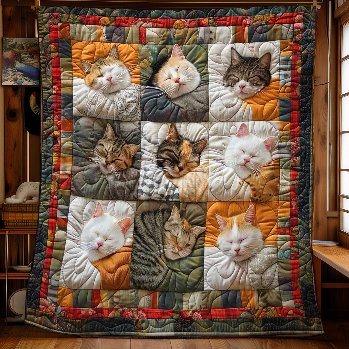 Dreaming Cats WN2108025CL Quilt