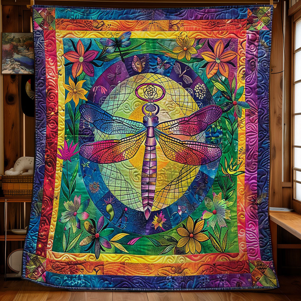 Dreamscapes Of The Dragonfly WN2708029CL Quilt