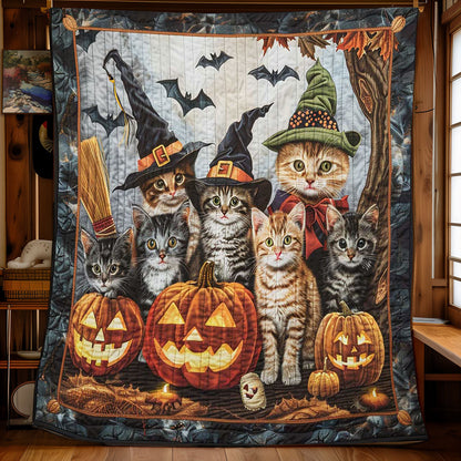 Enchanted Cats Halloween WN2608018CL Quilt