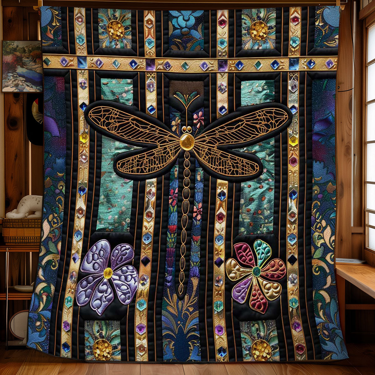 Enchanted Dragonfly WN2808020CL Quilt