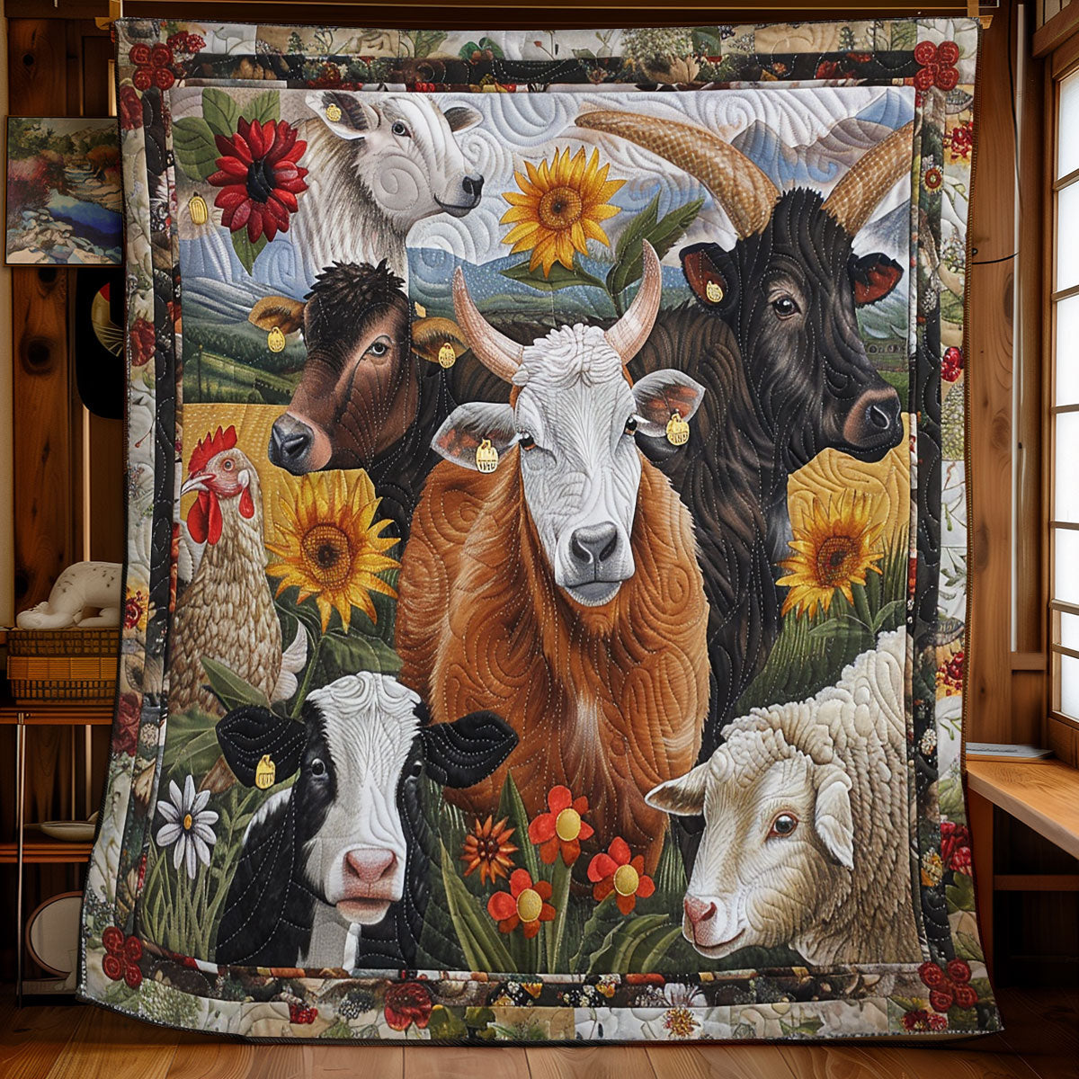 Farmyard Dreams WN2208084CL Quilt