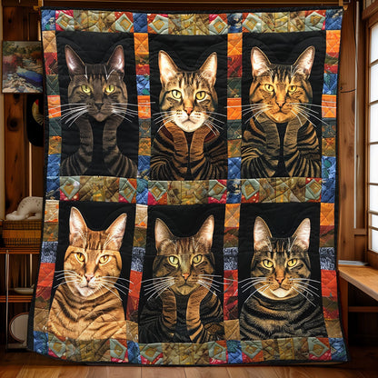 Feisty Cats WN2208031CL Quilt