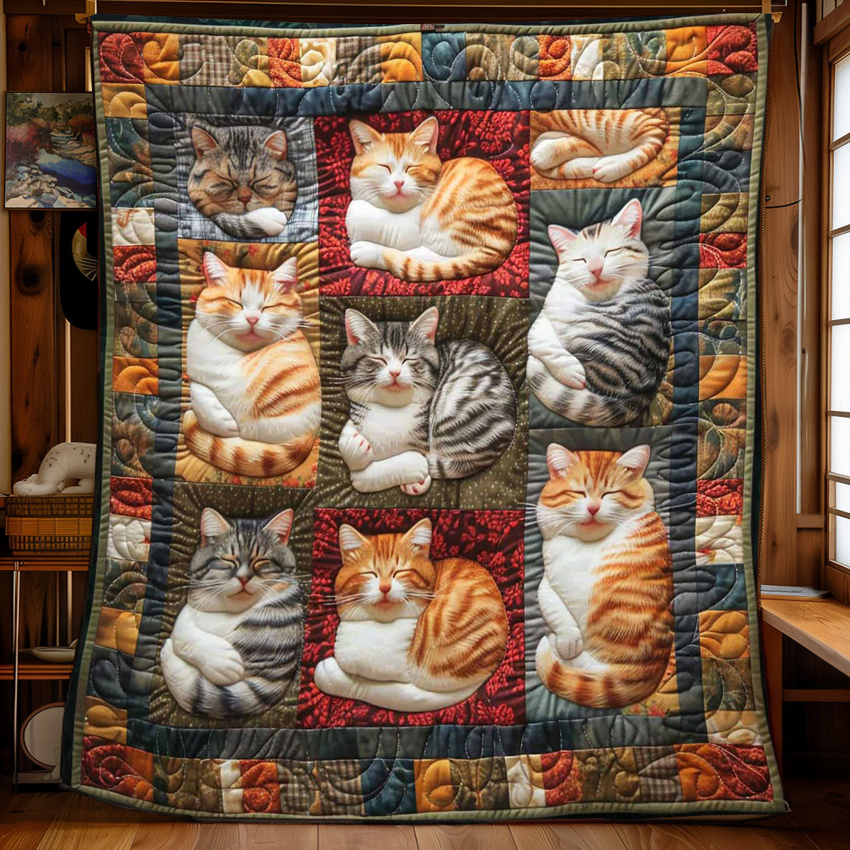 Furry Cats WN2108033CL Quilt