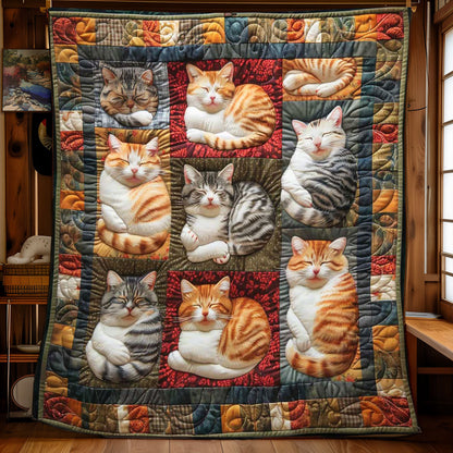Furry Cats WN2108033CL Quilt