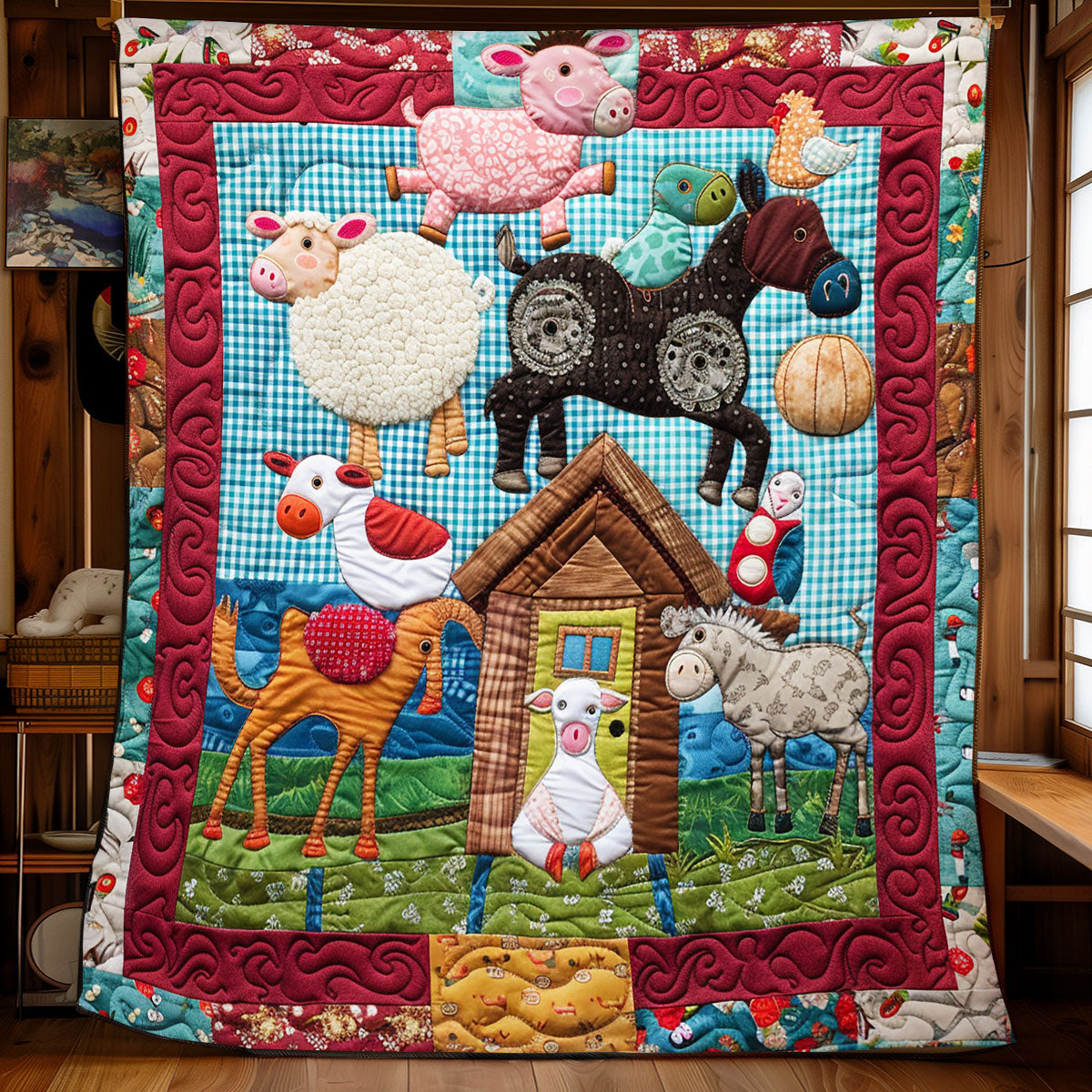 Giggling Farm WN2208117CL Quilt