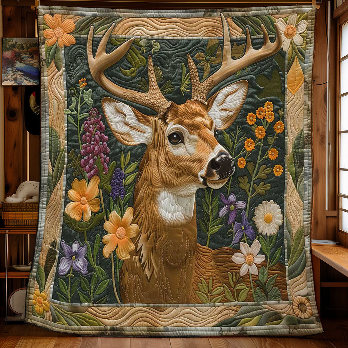 Giraffe Bloom WN2108136CL Quilt