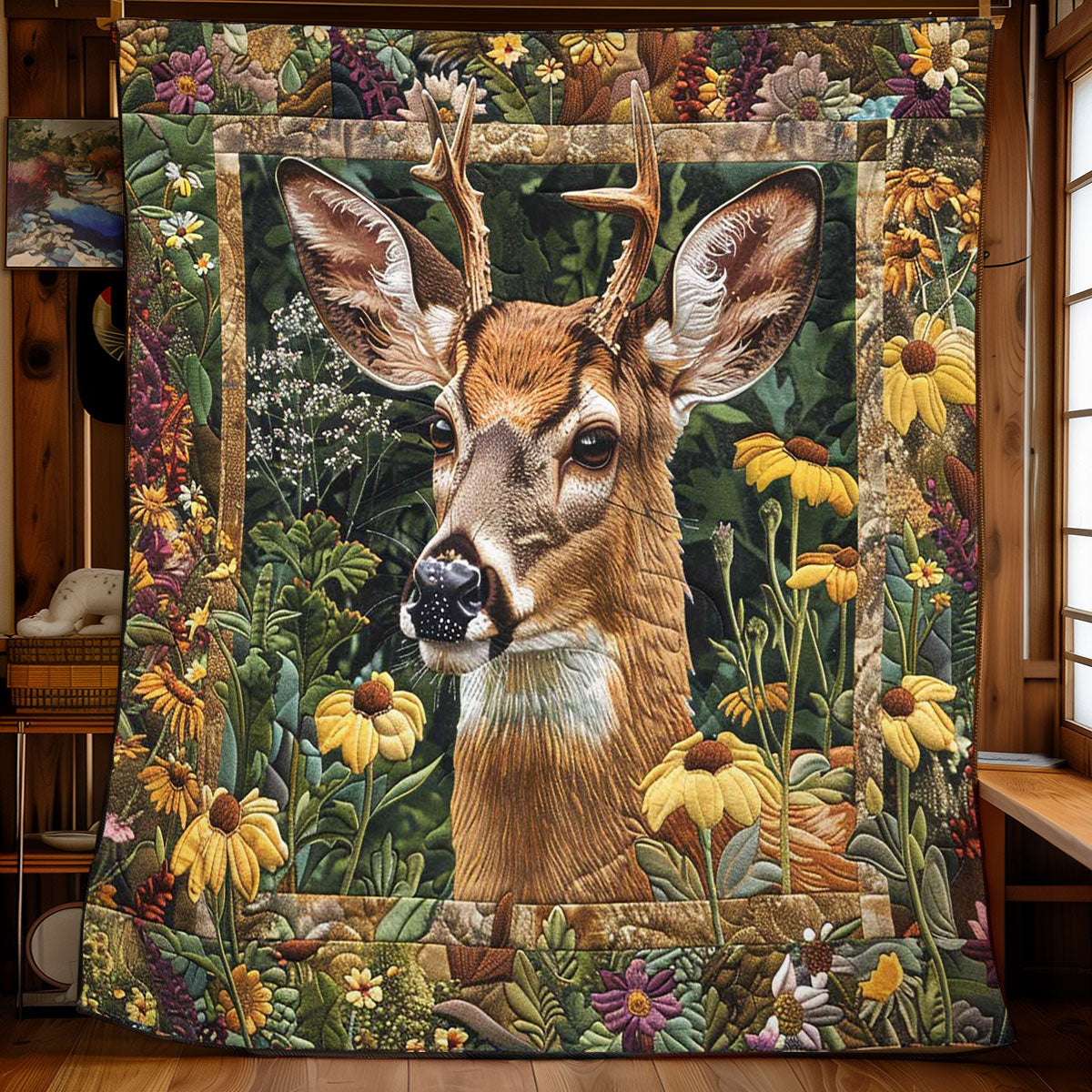 Giraffe Garden WN2108135CL Quilt