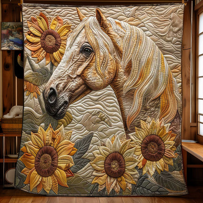 Golden Fields Horse WN2108083CL Quilt