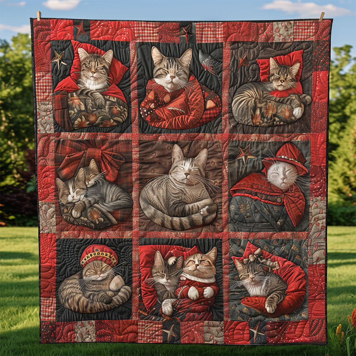 Good Night Cat WM0909024CL Quilt