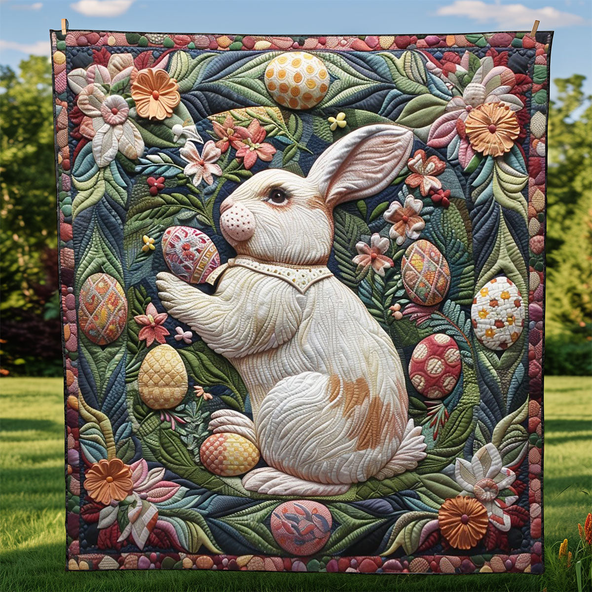 Happy Bunny WM2808013CL Quilt