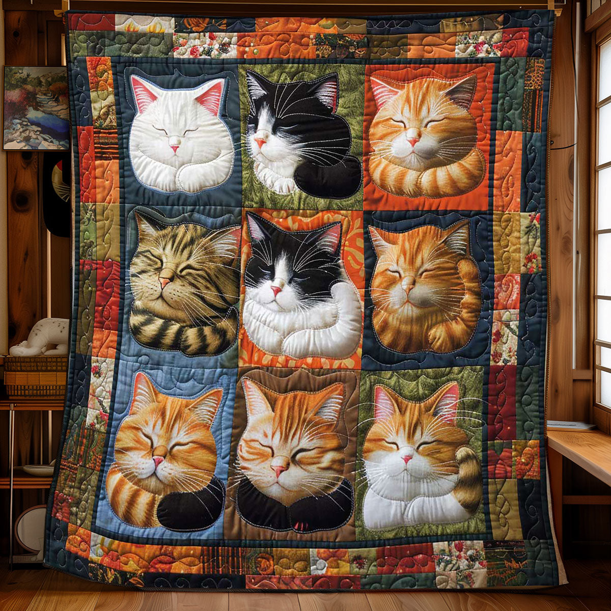 Happy Cats WN2108028CL Quilt