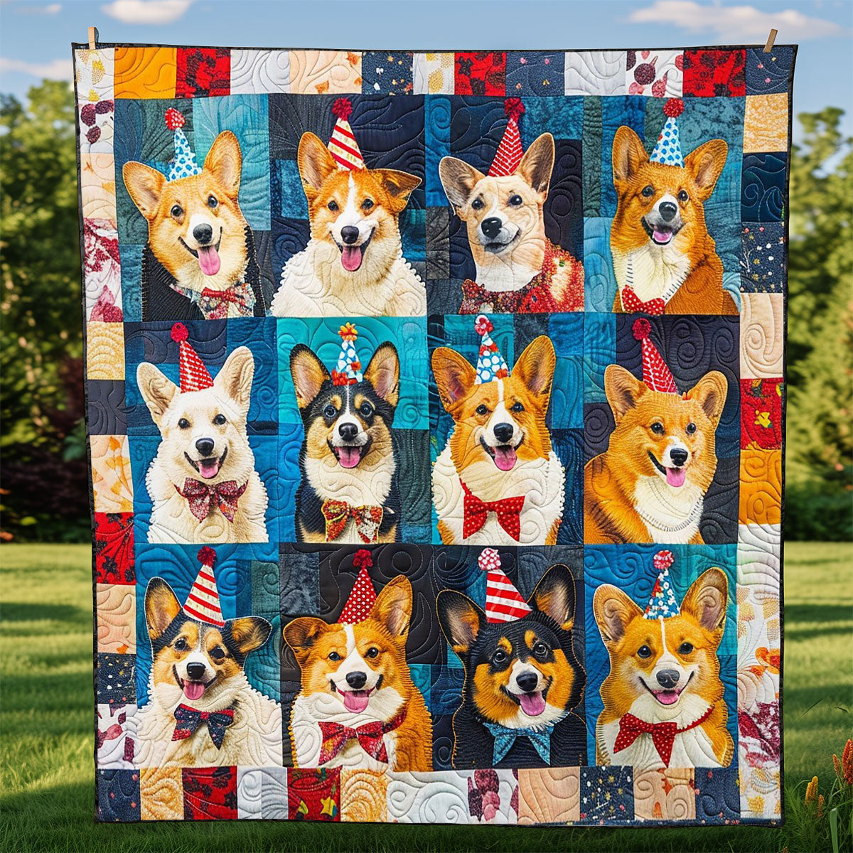 Happy Dogs WM2408020CL Quilt