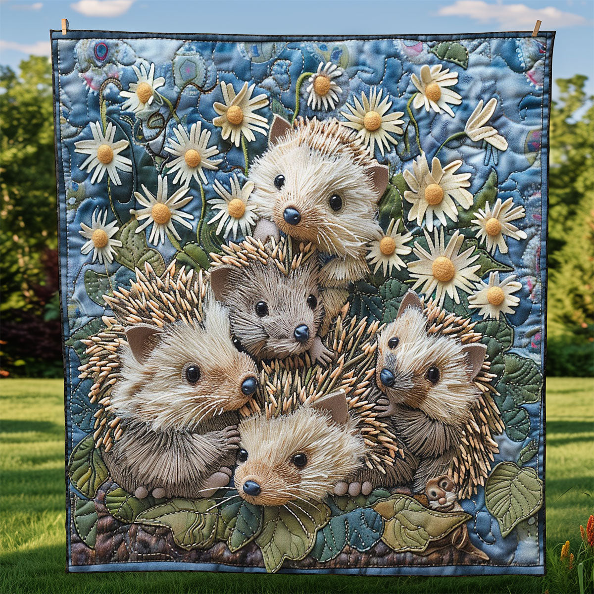 Hedgehogs WM2408035CL Quilt