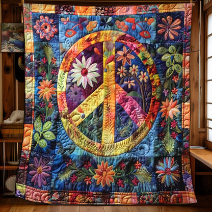 Hippie Peace WN2108038CL Quilt