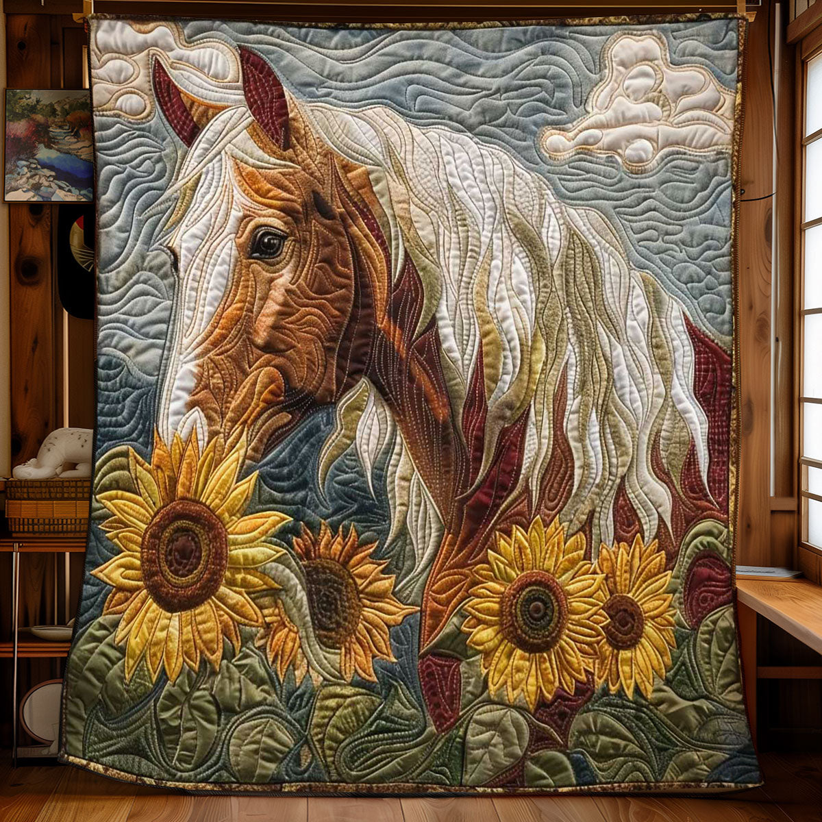 Horse's Radiant Journey WN2408180CL Quilt