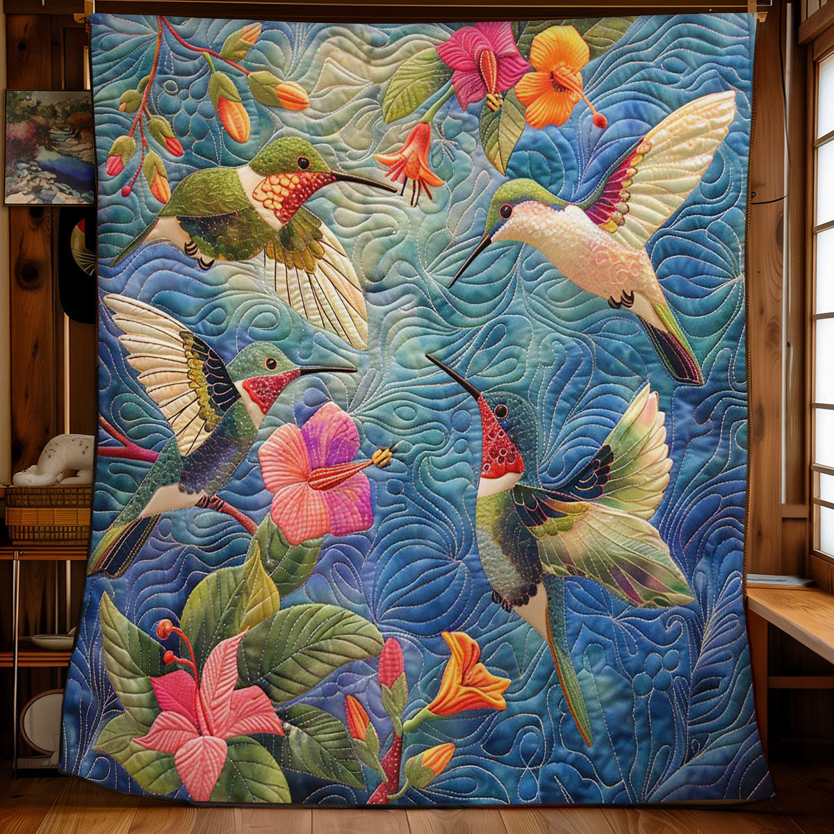 Hummingbird Bliss WN2708057CL Quilt