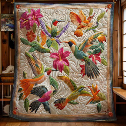 Hummingbird Haven Garden WN2708054CL Quilt