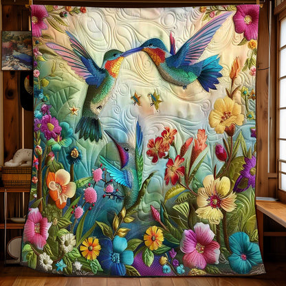 Hummingbirds' Garden Waltz WN2608045CL Quilt