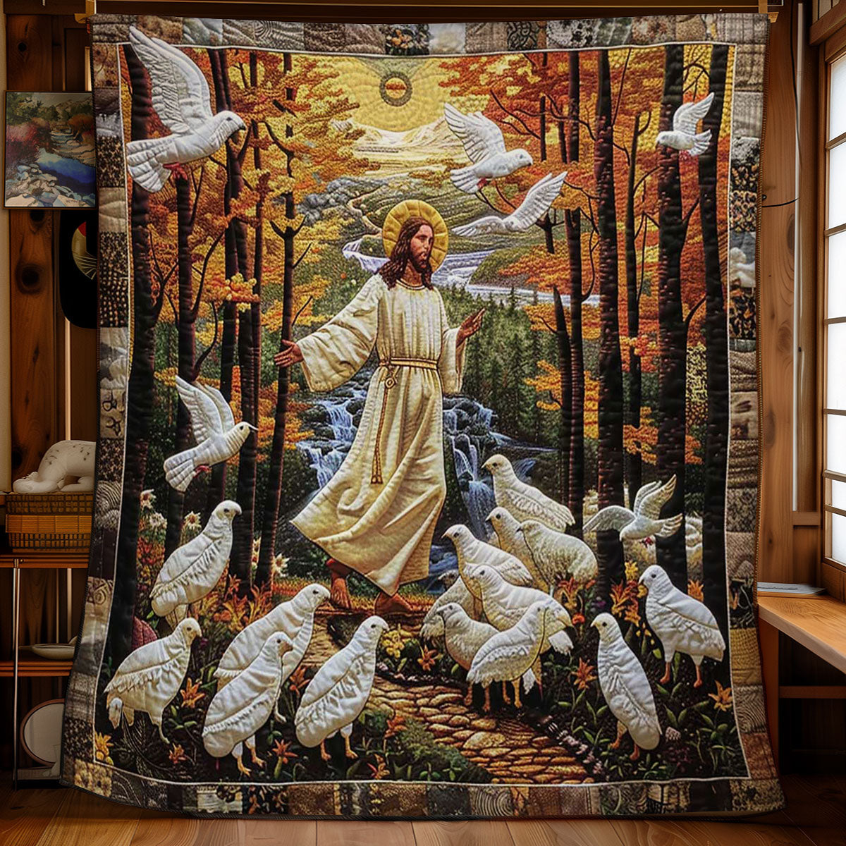 Jesus Source Of Light WN2808012CL Quilt