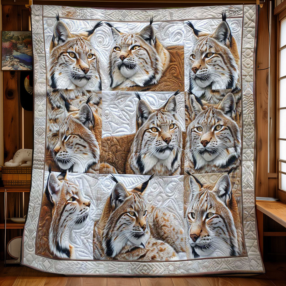 Lynx Rufus Retreat WN2108122CL Quilt