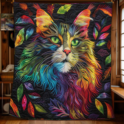 Mystic Colorful Cat WN2808044CL Quilt