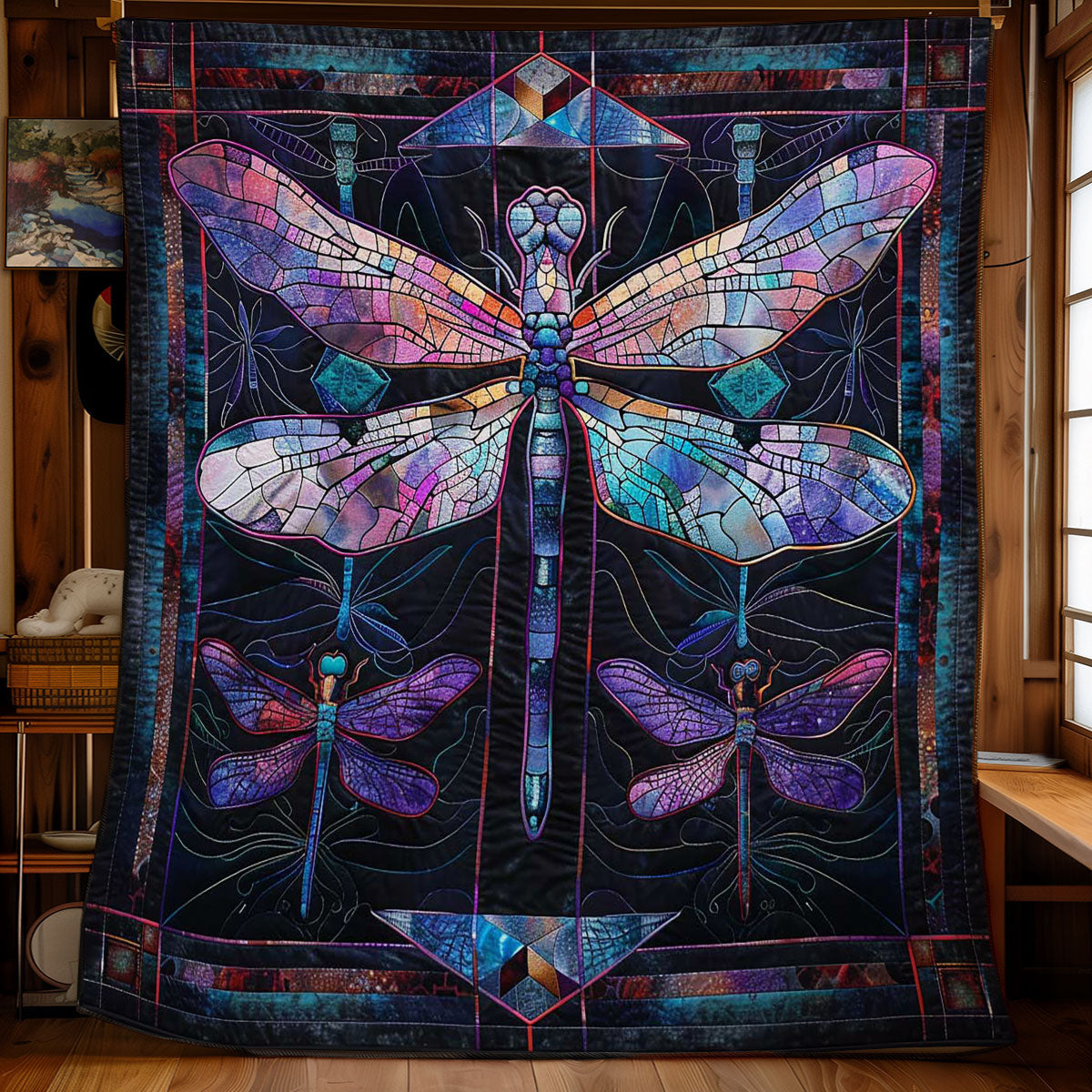 Mystic Dragonfly WN2708001CL Quilt